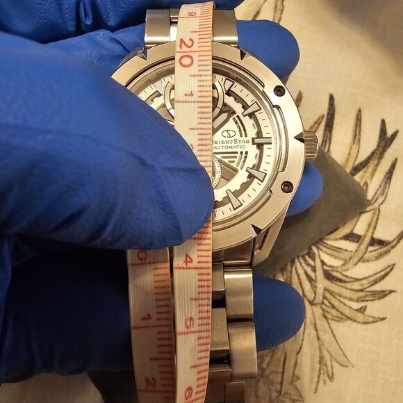 Orient Star Skeleton Automatic F6F4-UAF0 Japan Open Heart Stainless Steel Watch - Picture 15 of 16